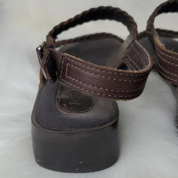 Enzo Angiolini Weaved Leather Strap Sandal - Picture 9 of 15